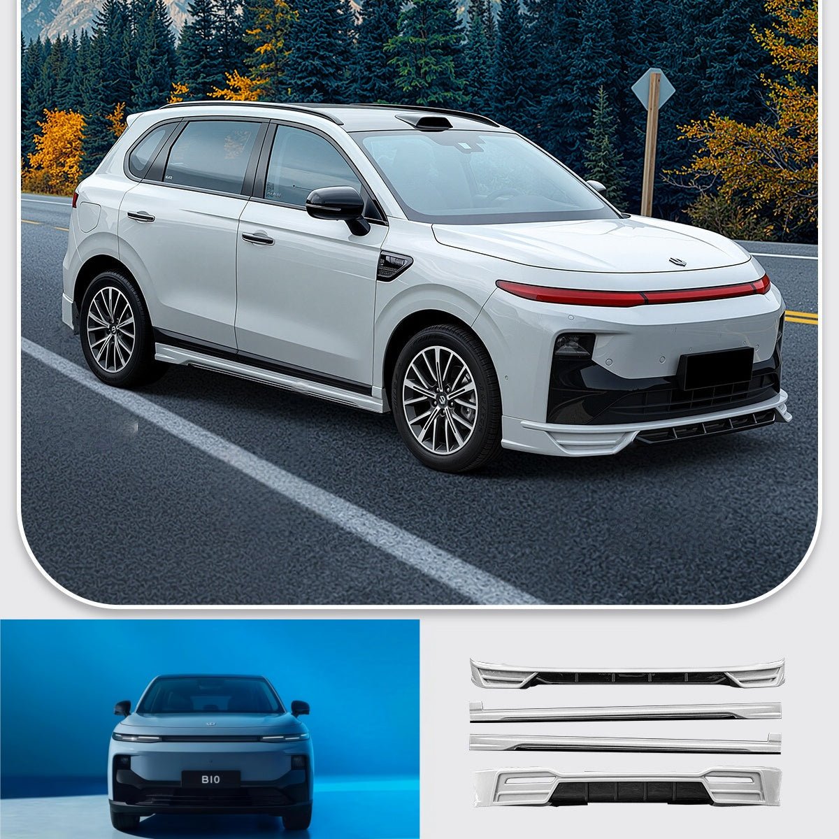 Front Rear Bumper Body Protection Sport Kit for Leapmotor B10 - NICE EVS