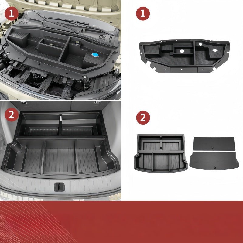 Front & Rear Under Trunk Organizer for Leapmotor B05 - NICE EVS