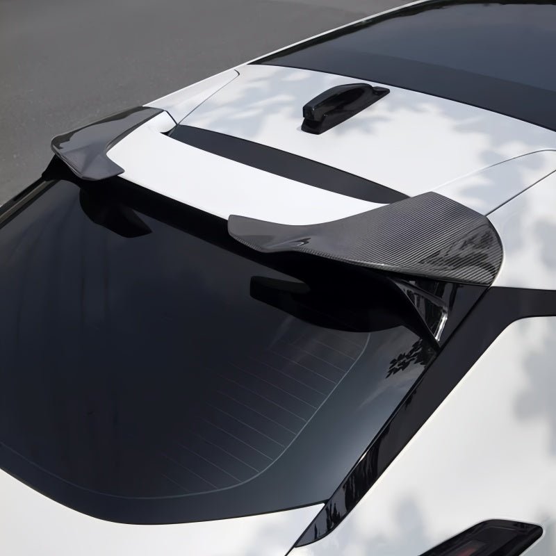 Gloss Black & Carbon Fiber Roof Spoiler for ZEEKR 001 (2 Pcs) - NICE EVS