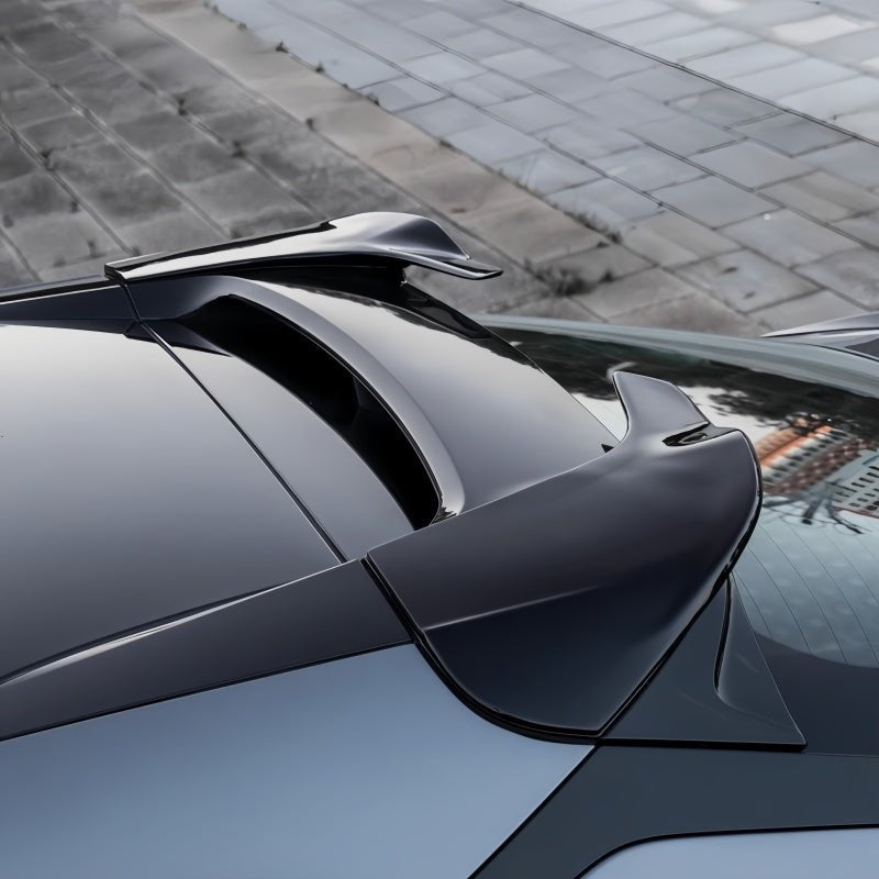 Gloss Black & Carbon Fiber Roof Spoiler for ZEEKR 001 (2 Pcs) - NICE EVS