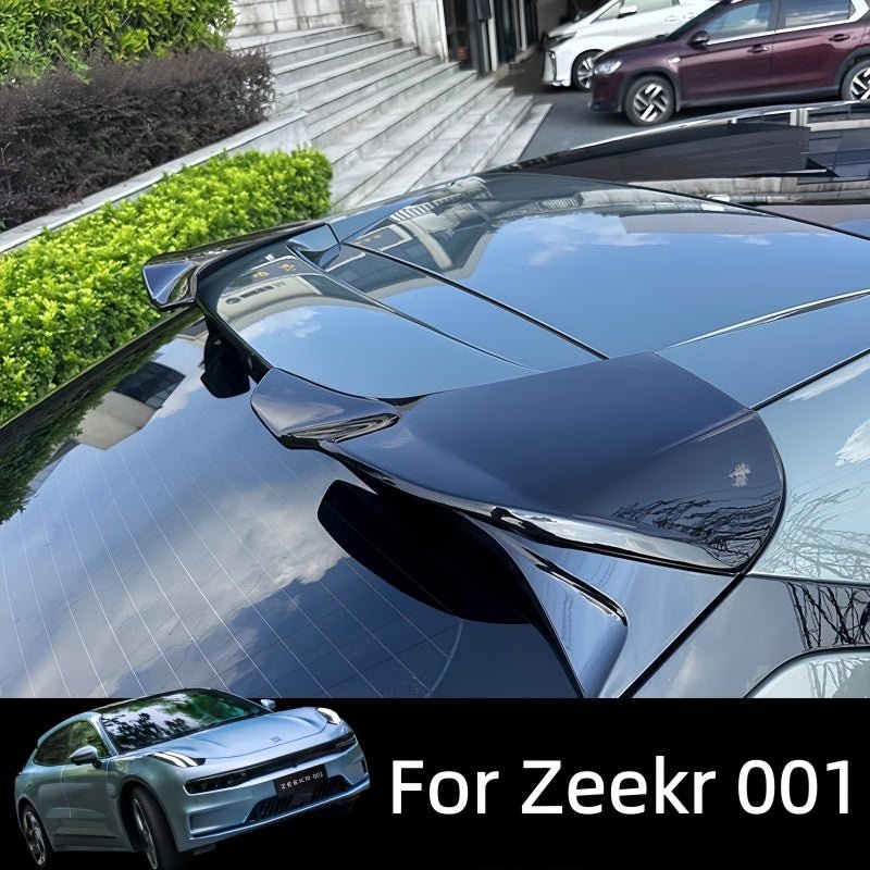 Gloss Black & Carbon Fiber Roof Spoiler for ZEEKR 001 (2 Pcs) - NICE EVS