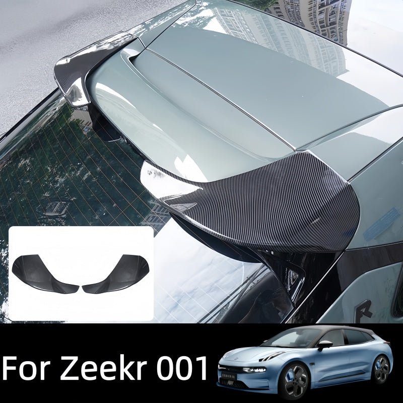 Gloss Black & Carbon Fiber Roof Spoiler for ZEEKR 001 (2 Pcs) - NICE EVS
