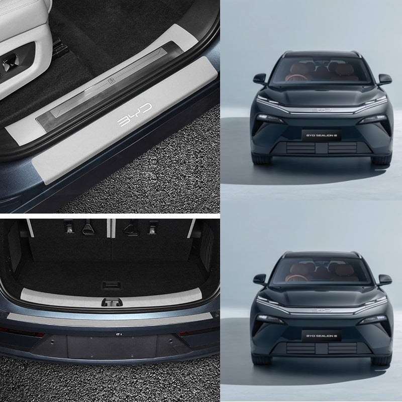 Leather Door Sill Protector for BYD Sealion 8 / ATTO 8 - NICE EVS