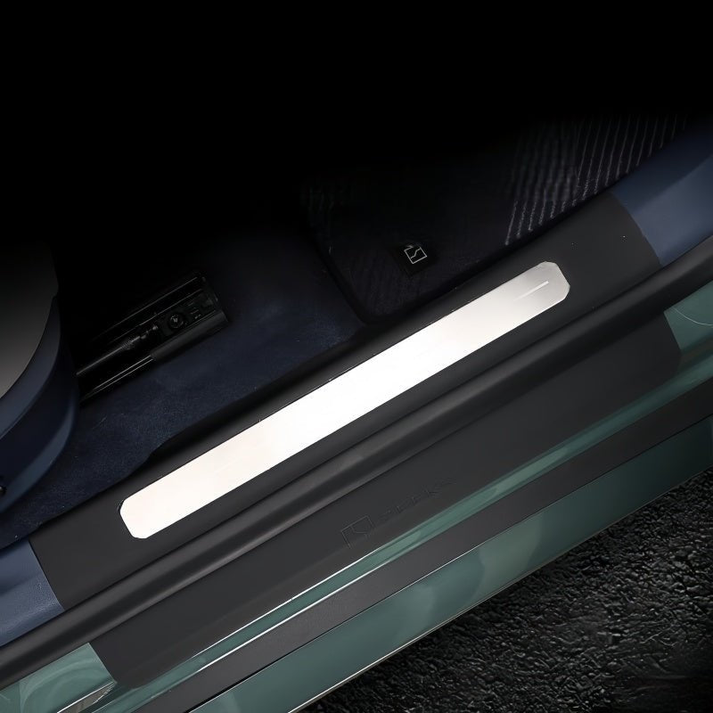 Leather Door Sill Protectors for ZEEKR X - NICE EVS