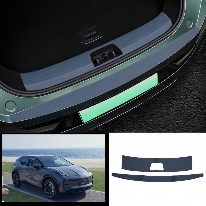Leather Door Sill Protectors for ZEEKR X - NICE EVS