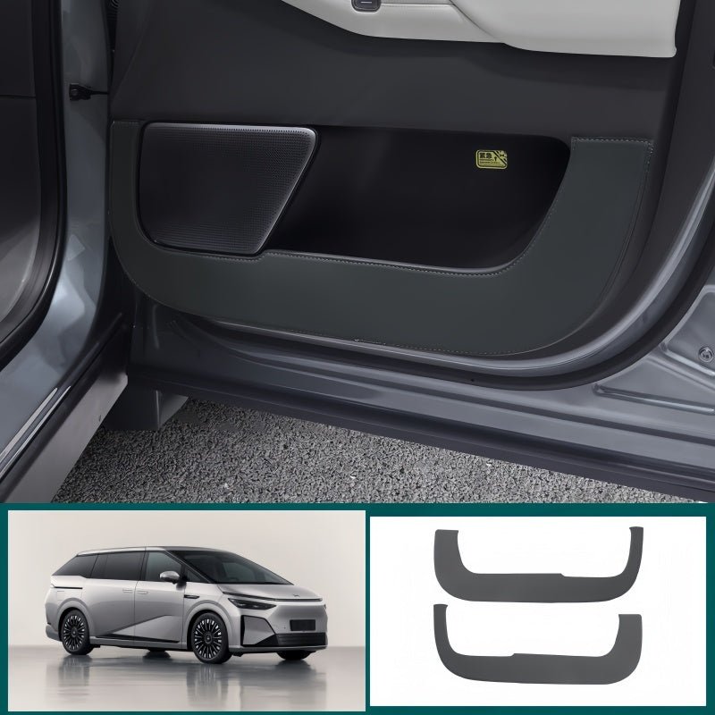 Leather Front Door Anti-Kick Pad for 2024-2026 XPENG X9 - NICE EVS