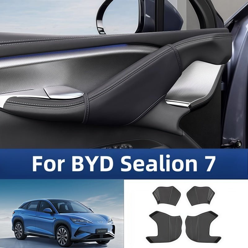 Leather Upper Door Handle Cover for BYD Sealion 7 - NICE EVS
