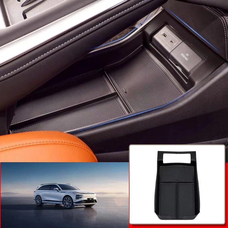 Lower Center Console Storage Box for XPeng G9 - NICE EVS