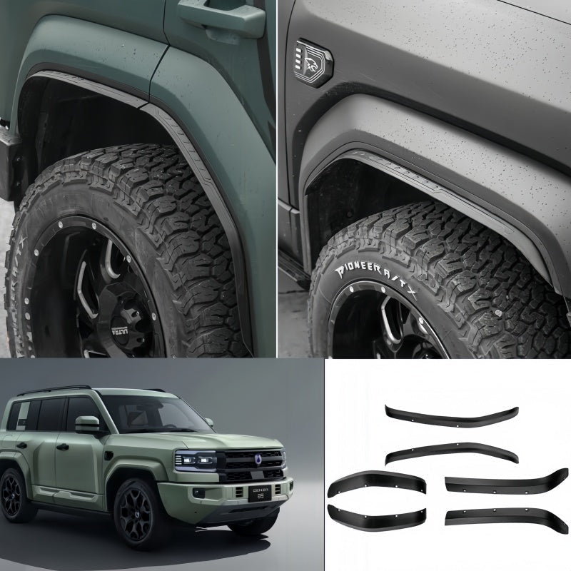 Matte Black Fender Flare Wide Trim for BYD Leopard 5 & Denza B5 - NICE EVS