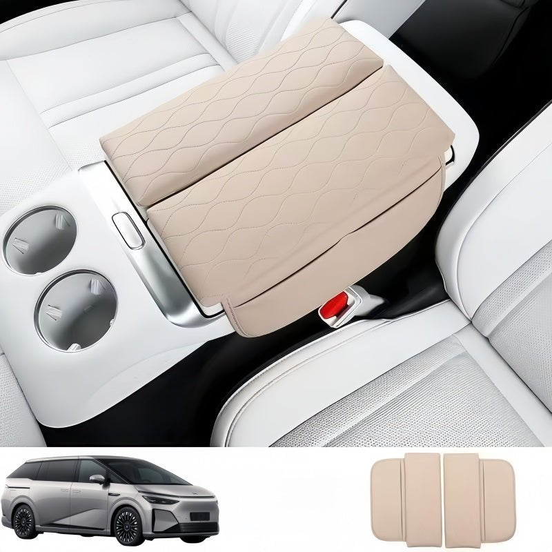 Napa Leather Center Armrest Cover for 2024-2026 XPENG X9 - NICE EVS