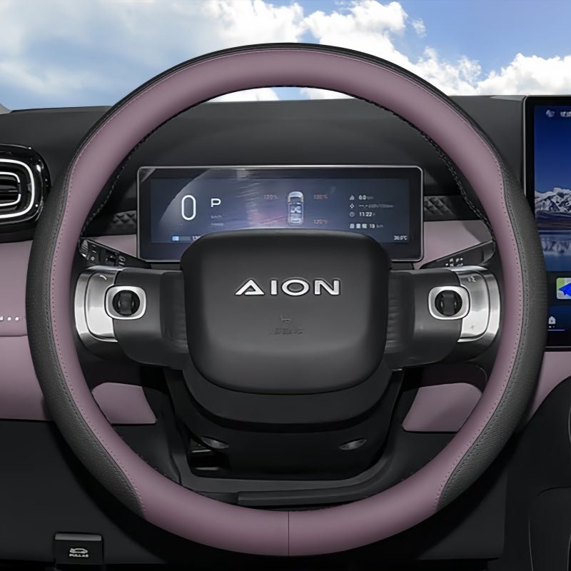 Slip-On Napa Leather Steering Wheel Cover for Aion V / UT / RT - NICE EVS