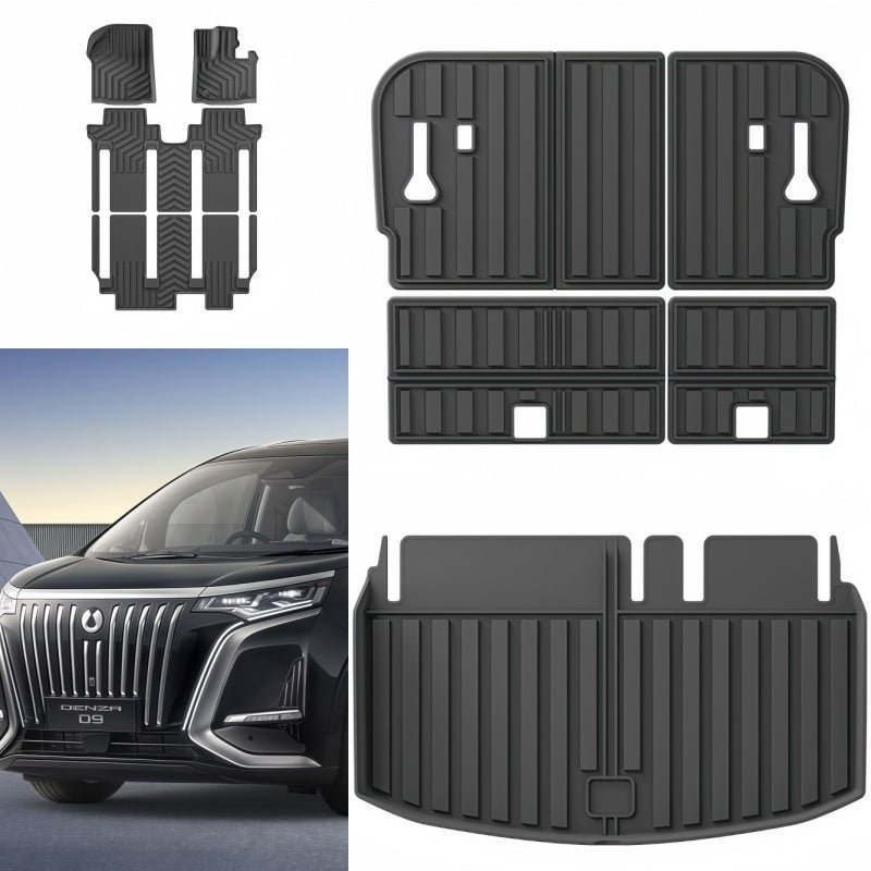TPE Floor Mats & Trunk Mat for BYD Denza D9 - NICE EVS
