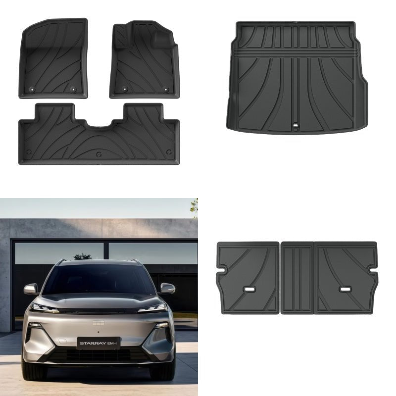 TPE Floor Mats & Trunk Mat for Geely Starray EM - i - NICE EVS