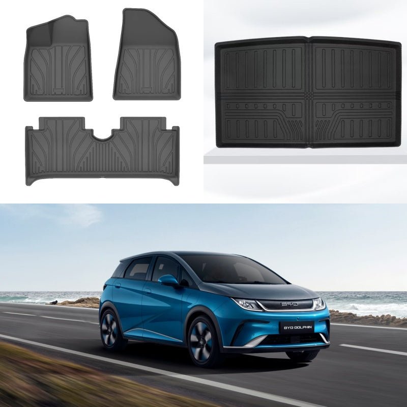TPE Floor MATS & Trunk MATS for BYD Dolphin - Nice BYD