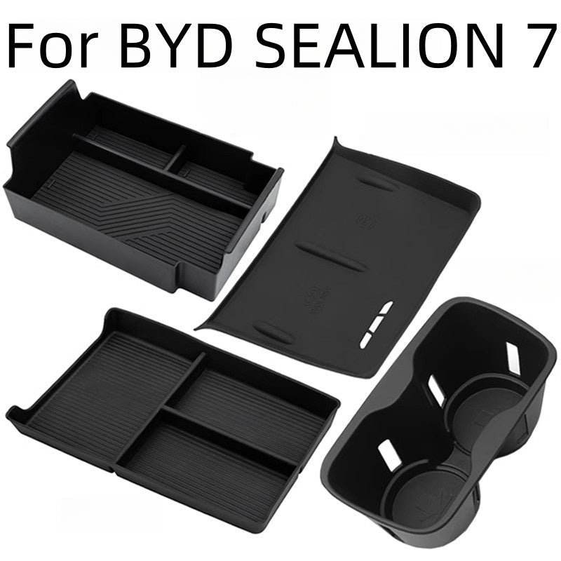 TPE Lower Center Console Storage Box for BYD Sealion 7 - NICE EVS