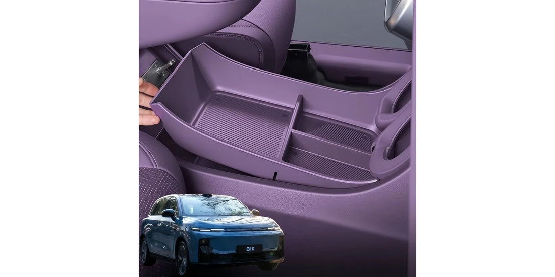 How to Install LEAPMOTOR B10 & C10 Center Console Organizer Tray - NICE EVS