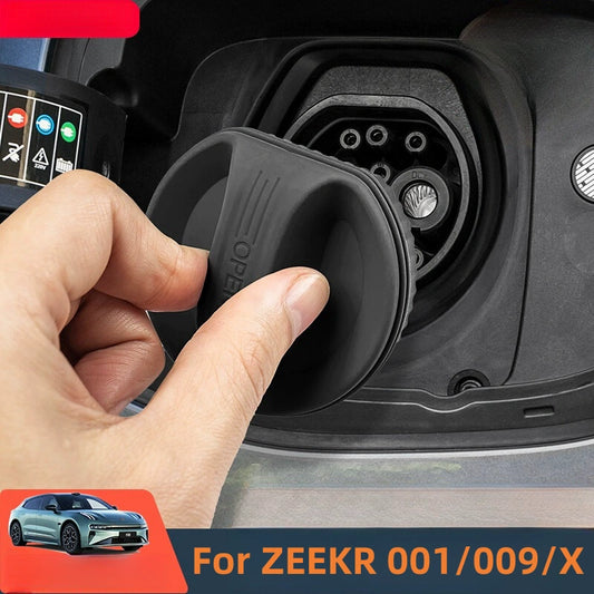 For ZEEKR 001/009/X Car Charging Port Rain Cover Dust Cover (Two Pieces)