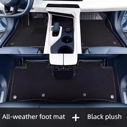 For ZEEKR 001 All-Weather Rubber TPE Floor Mat Carpet Trunk Mat