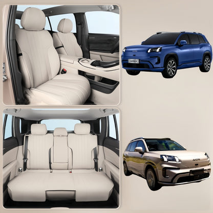 Half-Wrapped Napa Leather Seat Covers for Aion V