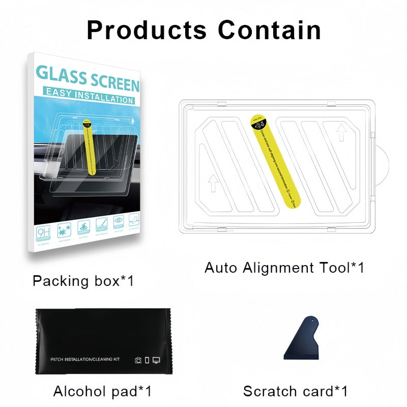 14.6 Inch Tempered Glass Screen Protector with Auto-Align Kit for Leapmotor B10 / C10