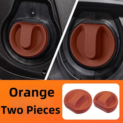 For ZEEKR 001/009/X Car Charging Port Rain Cover Dust Cover (Two Pieces)