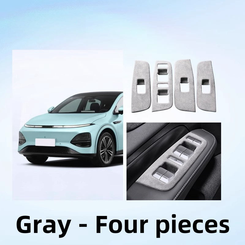 For XPENG G6 Car Window Glass Lifter Protective Shell (Four Pieces)