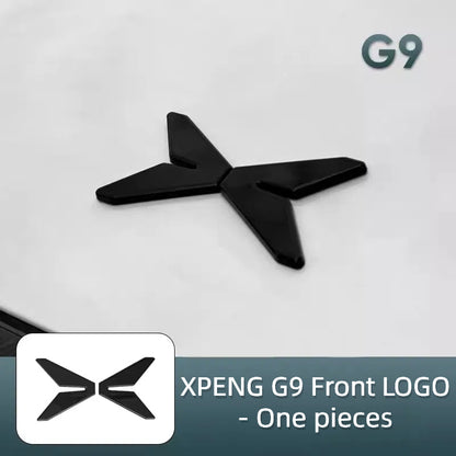 For XPENG G9 Car Body Logo Blackened Logo Modification