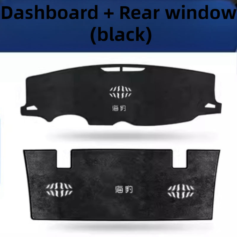 For BYD SEAL Instrument Panel + Rear Window Heat Insulation Sunscreen Pad