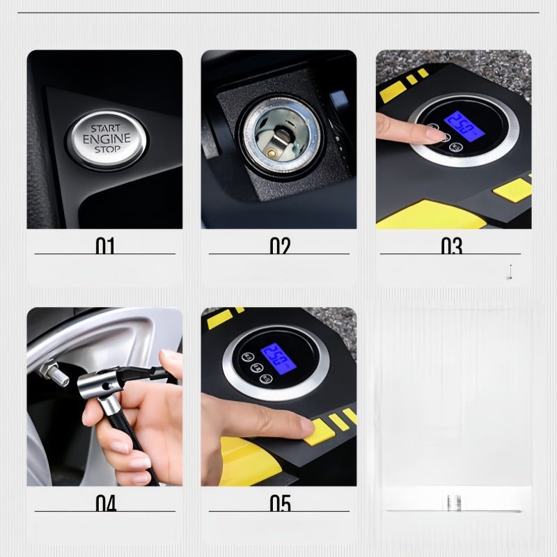 12V Car Tire Inflator for Xpeng/Zeekr/Leapmotor EVs - NICE EVS