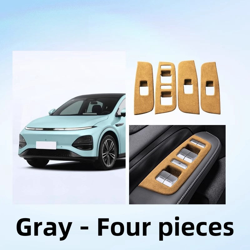 For XPENG G6 Car Window Glass Lifter Protective Shell (Four Pieces)