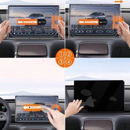 14.6 Inch Tempered Glass Screen Protector with Auto - Align Kit for Leapmotor B10 / C10 - NICE EVS