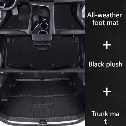 For ZEEKR X All-Weather Rubber TPE Floor Mat Carpet Trunk Mat