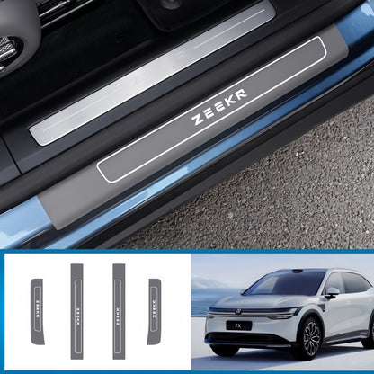 Leather Door Sill Protector for ZEEKR 7X (4 Pcs)