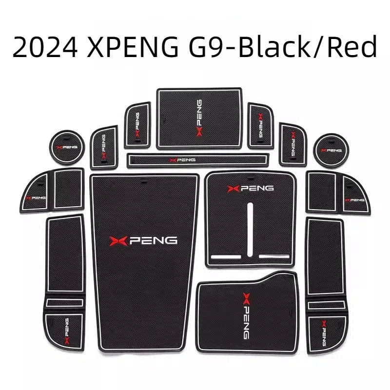 For XPENG G9 Car Water Coaster Non-Slip Mat (15 Pieces)