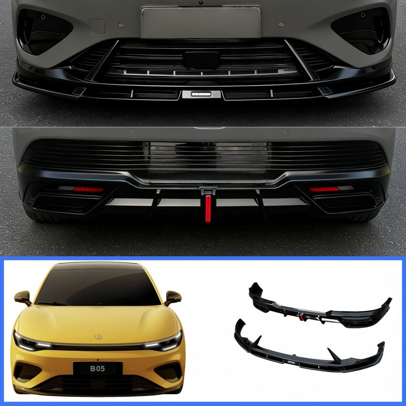 Front & Rear Bumper Lip Body Kit for Leapmotor B05