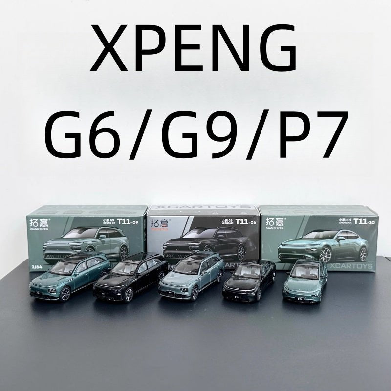 1:64 Scale XPENG G6/G9/P7 Simulation Alloy Car Model - NICE EVS