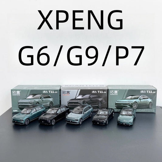 1:64 Scale XPENG G6/G9/P7 Simulation Alloy Car Model - NICE EVS