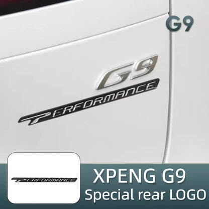 For XPENG G9 Car Body Logo Blackened Logo Modification