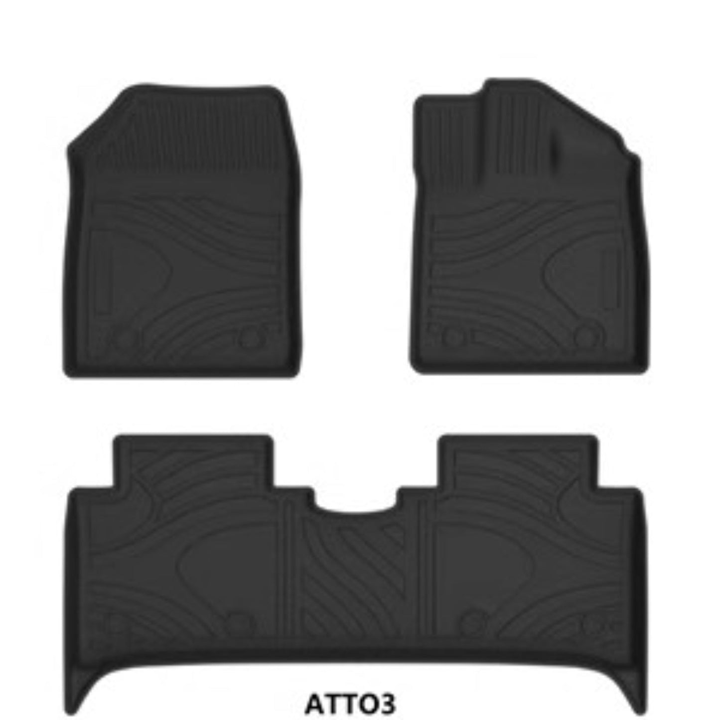 BYD Atto 3 Eco-Friendly TPE Three-Dimensional Waterproof Foot Mat