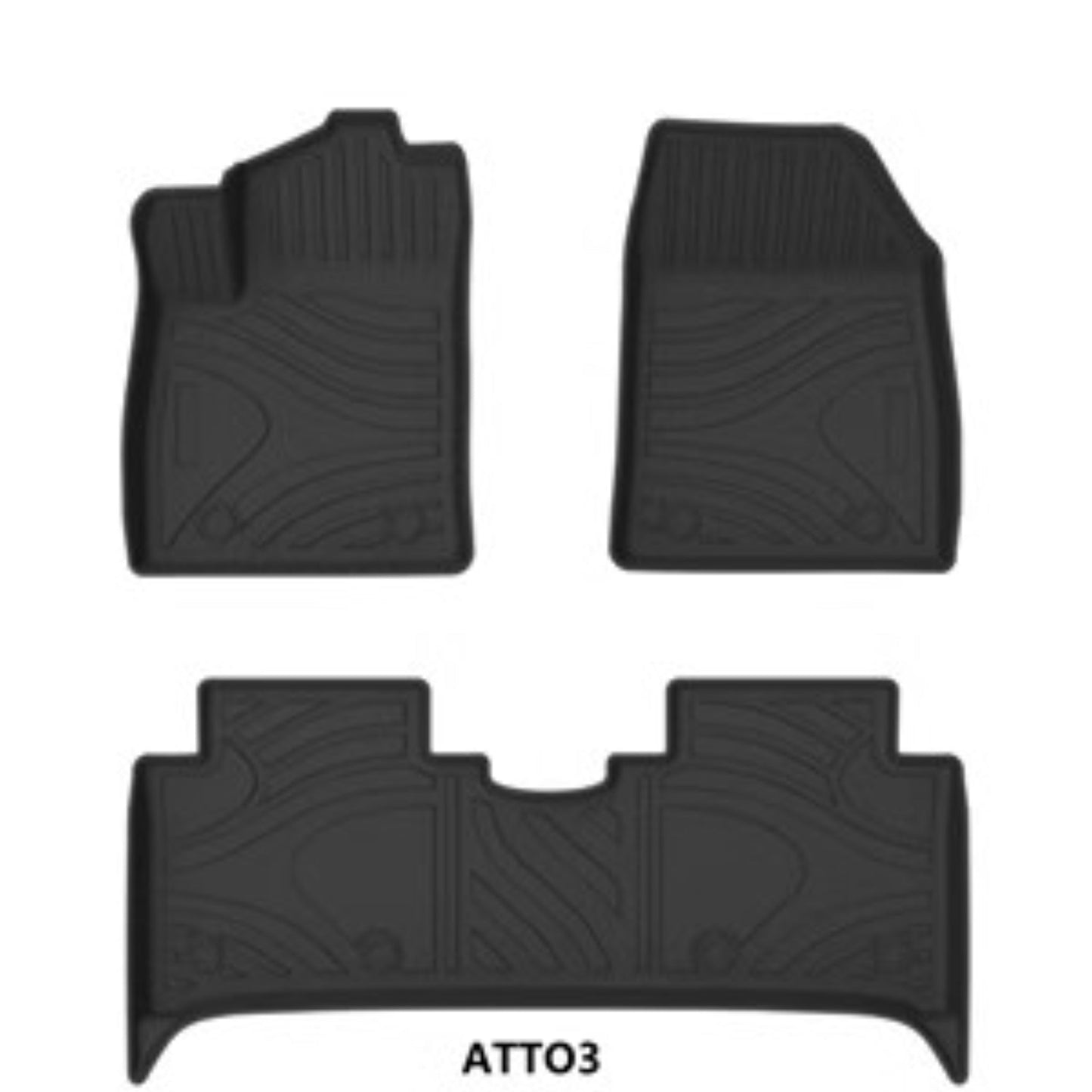 BYD Atto 3 Eco-Friendly TPE Three-Dimensional Waterproof Foot Mat