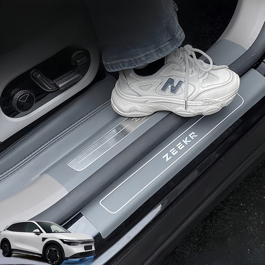 Leather Door Sill Protector for ZEEKR 7X (4 Pcs)