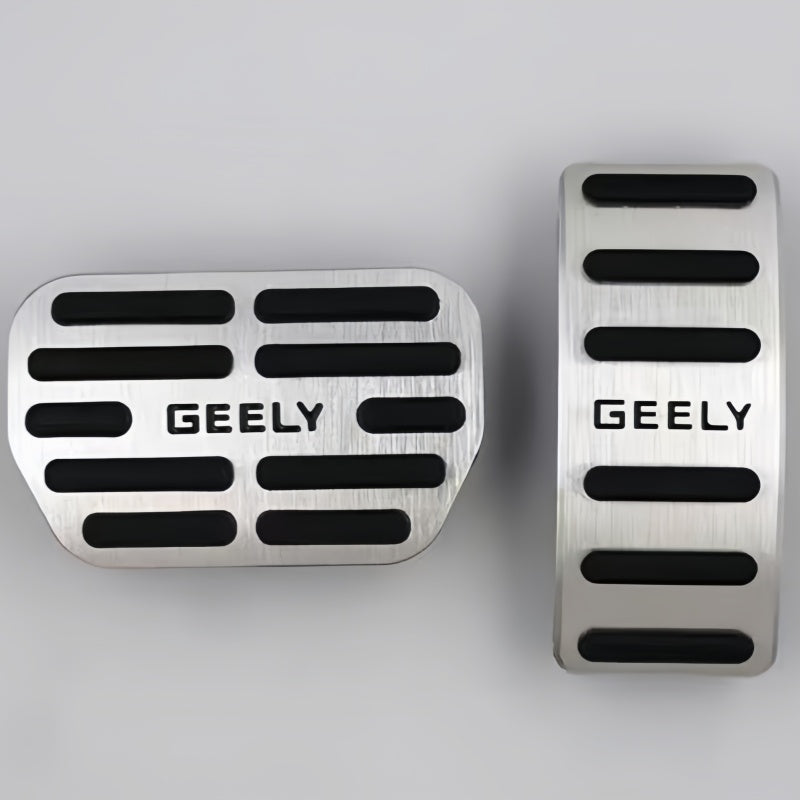 Cubiertas Antideslizantes de Pedales de Rendimiento de Aluminio Pulido para Geely