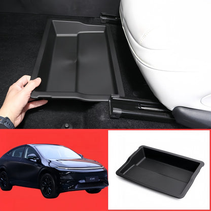 Para la caja de almacenamiento bajo el asiento del coche XPENG G6