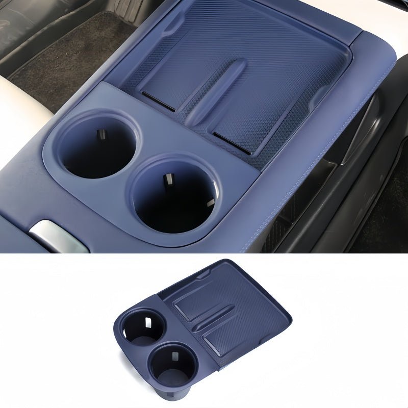 2-in-1 Wireless Charging & Cup Holder Silicone Mat for Xpeng G6 - NICE EVS