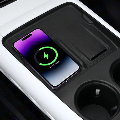 2-in-1 Wireless Charging & Cup Holder Silicone Mat for Xpeng G6 - NICE EVS
