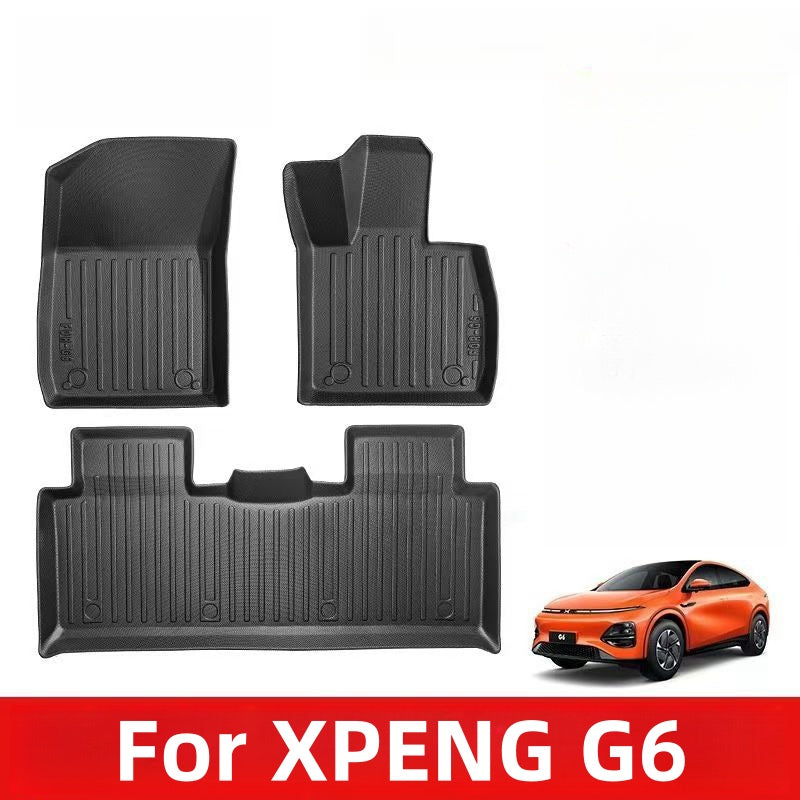 For XPeng G6 All-Weather TPE Rubber Non-Slip Waterproof Foot Mat