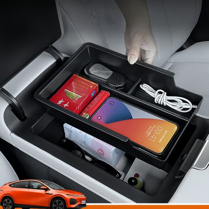 Center Console Armrest Storage Organizer Tray for XPeng G6 2023-2026