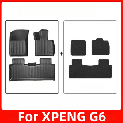 For XPeng G6 All-Weather TPE Rubber Non-Slip Waterproof Foot Mat