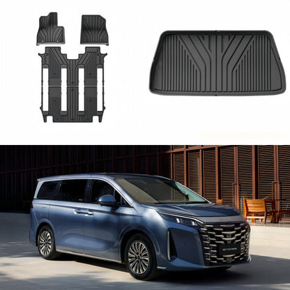 TPE Floor Mats & Trunk Mat for BYD M9