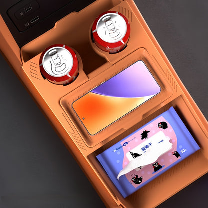 Dual-Layer Lower Console Storage Box for Aion V